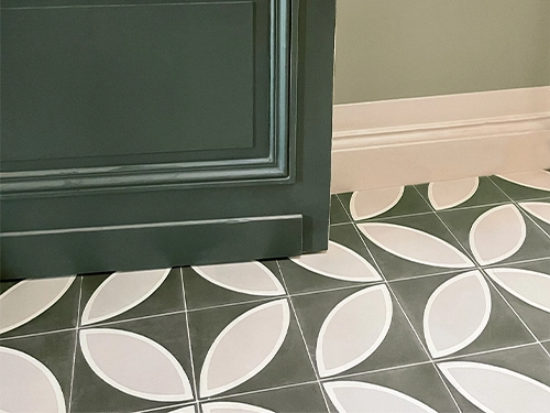 green-bone-cement-tiles-hallway-floor