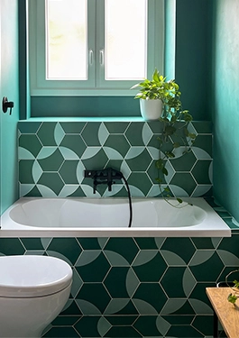 teal-hexagon-cement-tiles-bathroom-wall